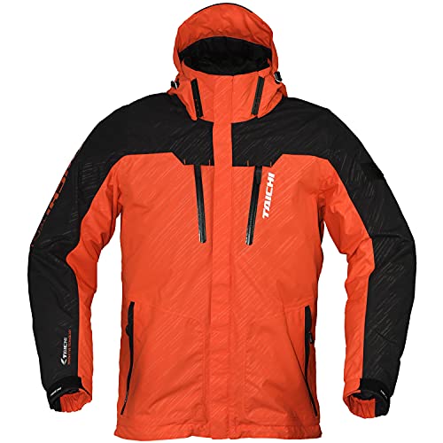 [RSタイチ] アールエスタイチ モトレック ウインターパーカ 防水・防寒 プロテクター内蔵 テックオレンジ WM [RSJ723]