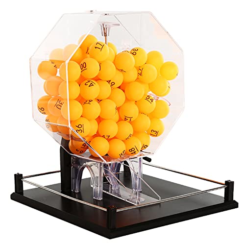 Machine de loterie pour loto associatif et soirée bingo en famille noire