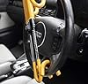 UKB4C Heavy Duty Steering Wheel Lock High Security Anti Theft Twin Bar Hook for Audi A1 A3 A5 A6 Q3 Q5 Q7 etc #2