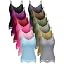 Black, Brown, Light Beige, Dark Gray, Red, Pink, Blue, Tea Brown, Rose Pink, Purple, Dark Green, Light Green