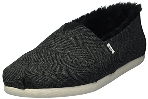 TOMS Mens Alpargata Slip On Casual Shoes - Black