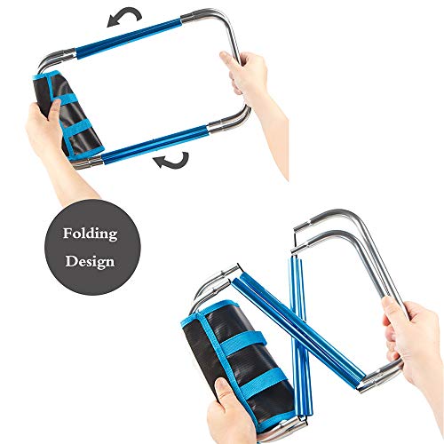 Camping tabouret pliable extérieur pour randonnée et pêche ultraléger - 7