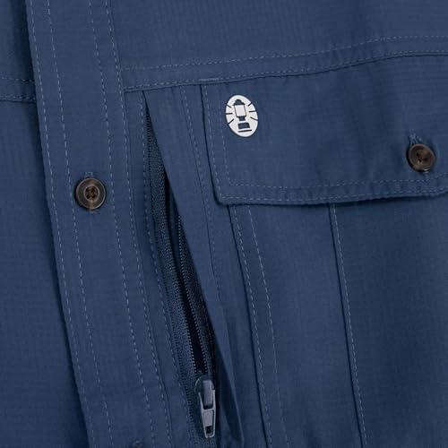 Coleman Mens UPF 40+ Ultra Lightweight Quick Dry Short Sleeve Guide Shirt Outdoor for Fishing Hiking Camping2