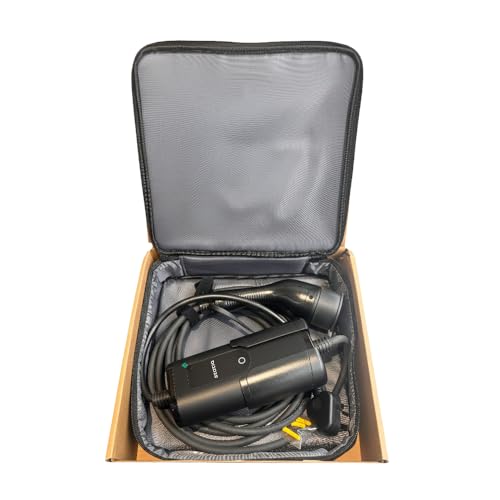 Image of Statiq 3.3kW Portable EV Charger with Carry Bag & Wall Bracket | 16A Type 2 AC | 3-Pin Plug | Adjustable Power | IP66 Rated | Earth Detection & LED Display | Home, Travel | 2 Yr Warranty