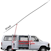 Lower Door Latch Release Cable Compatible for Ford E150 E250 E350 Passenger Side hinged Cargo 40% Door Repair Cable kit 1 Piece