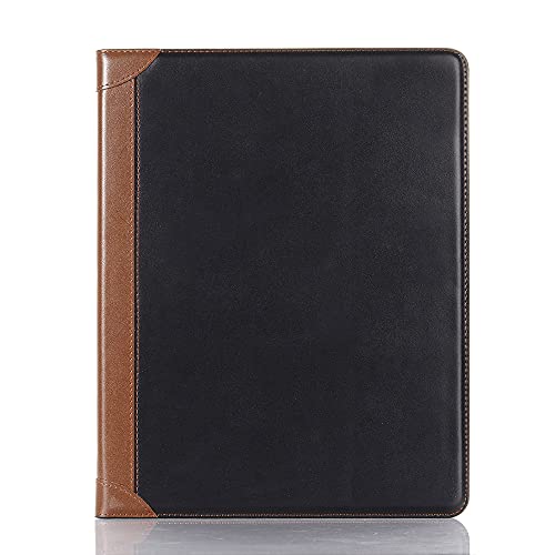 DMaos for iPad Pro-6/5/4/3 (11'') Case, iPad Air-6th (11'') Air-5th Air-4th (10.9'') Case, Vintage Book Synthetic Leather Stand Folio Smart Cover - Black