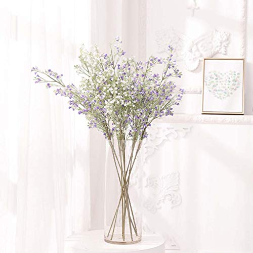 Gypsophile artificiel de qualité supérieure fleurs réalistes de table 3 pcs