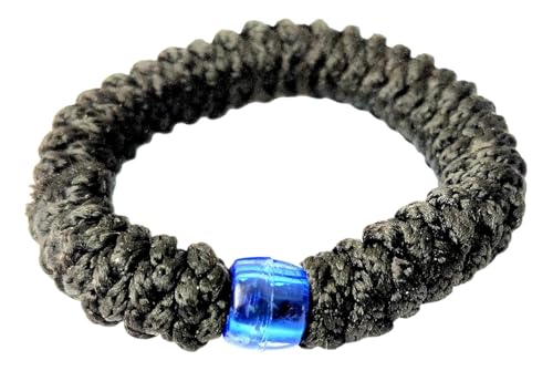 Iconsgr Handmade Christian Orthodox Greek Chotki, Komboskoini, Prayer Rope Black Flexible2