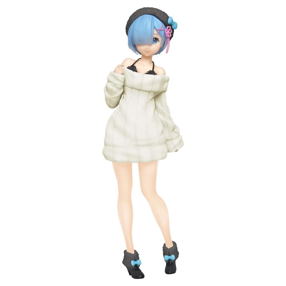 Amazon.co.jp: DADAGIRI レム～白ニットワンピース ver. アニメ  