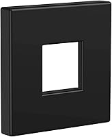 Vista 11 de Heyalan Placa de repuesto moderna de 2.5 pulgadas con brida cuadrada para brazo de ducha, cubierta de pared cuadrada de cromo pulido, 1 montaje