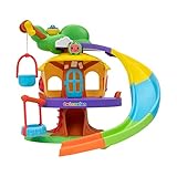 CoComelon Deluxe Clubhouse Playset - Features JJ and His Five Friends- Songs, Sounds, Phrases - Slide, Secret Tunnel, Basket Elevator, Interactive Easel, Pop Up Birds - Amazon Exclusive (Toy)