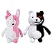 LRBHSH Danganronpa Peluche Bambola, Monomi Coniglio Monokuma Peluche Ripiene, Peluche Animali Regalo per Bambini Amici E Appassionati di Gioco