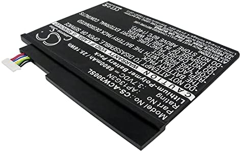 XSP Replacement Battery for Iconia Tab W3, Iconia Tab W3-810, ZEIV4 PN AP13G3N, KT.00203.005