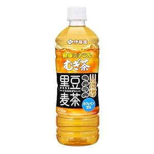 伊藤園 健康ミネラルむぎ茶 黒豆麦茶 650ml×24本 1,452円（60.5円/本）！プライム会員は送料無料！【カフェインゼロ】