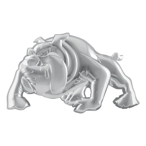 Image of Grand General 94260 Chrome Plastic 'Bull Dog' Mud Flap Cut-Out Accent