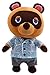 Enhopty Anime Crossing New Horizons Nook Peluche peluche peluche peluche peluche jouet cadeau Marron 28 cm