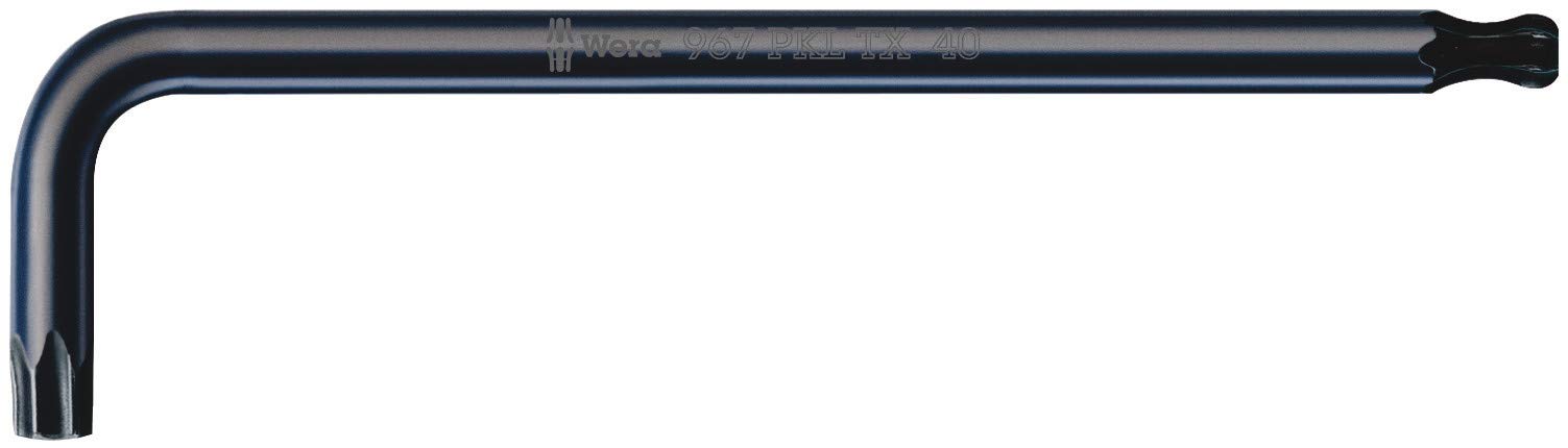 Wera 05024242001 967 PKL/9 TORX zestaw kluczy kątowych, BlackLaser, 9-częściowy, czarny, jeden rozmiar, 9 sztuk
