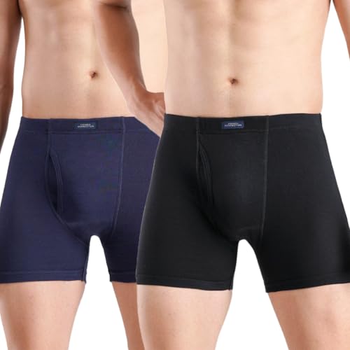 Image of French Connection Regal Oxford,Men's Long Trunks Pack of 2