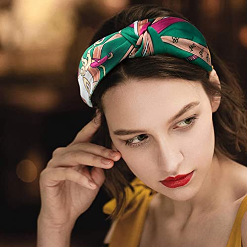 Aco-Uint 12 Pack Headbands For Women, Fashion Knotted Headbands With Soft Fabric, Bow Knot Headbands Wide Headbands For Spring/Summer Hair Accessories For Women #TOP1