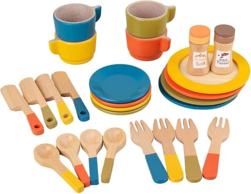 Ornatego �ؐ��������� �H�� 26�_�Z�b�g �q���p�܂܂��ƃL�b�`���v���C�Z�b�g �v���[�g�E�M�E�X�v�[���E�e�B�[�Z�b�g �N�b�L���O�g�C ���[���v���C�m��ߋ� 3-6�� �j�̎q���̎q �����E�a�����v���[���g