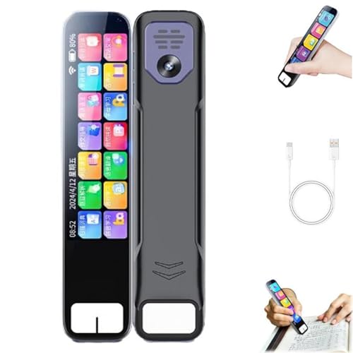 Image of Ai Powered Smart Pen, with Chatgpt, Instant Answers for Math, History & More Offline Translation (60+ Languages) Camera, Bluetooth, Music & File Storage(Black)