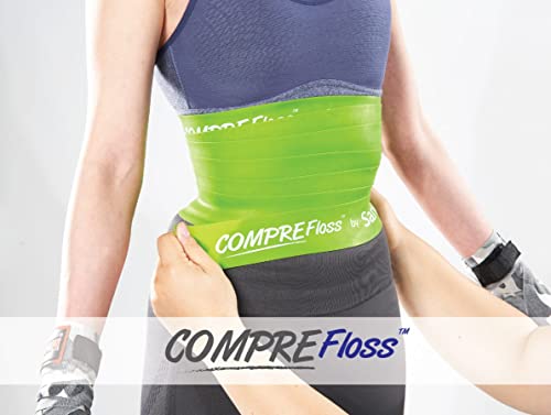 Bande de récupération Comprefloss FlossBand bleu niveau 2 taille M - 5