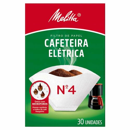 Melitta Filtro de Papel Cafeteira nº 4 - 30 Unidades