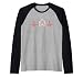Brettspiel EKG Herzschlag Meeple Liebhaber Spielerfigur Raglan