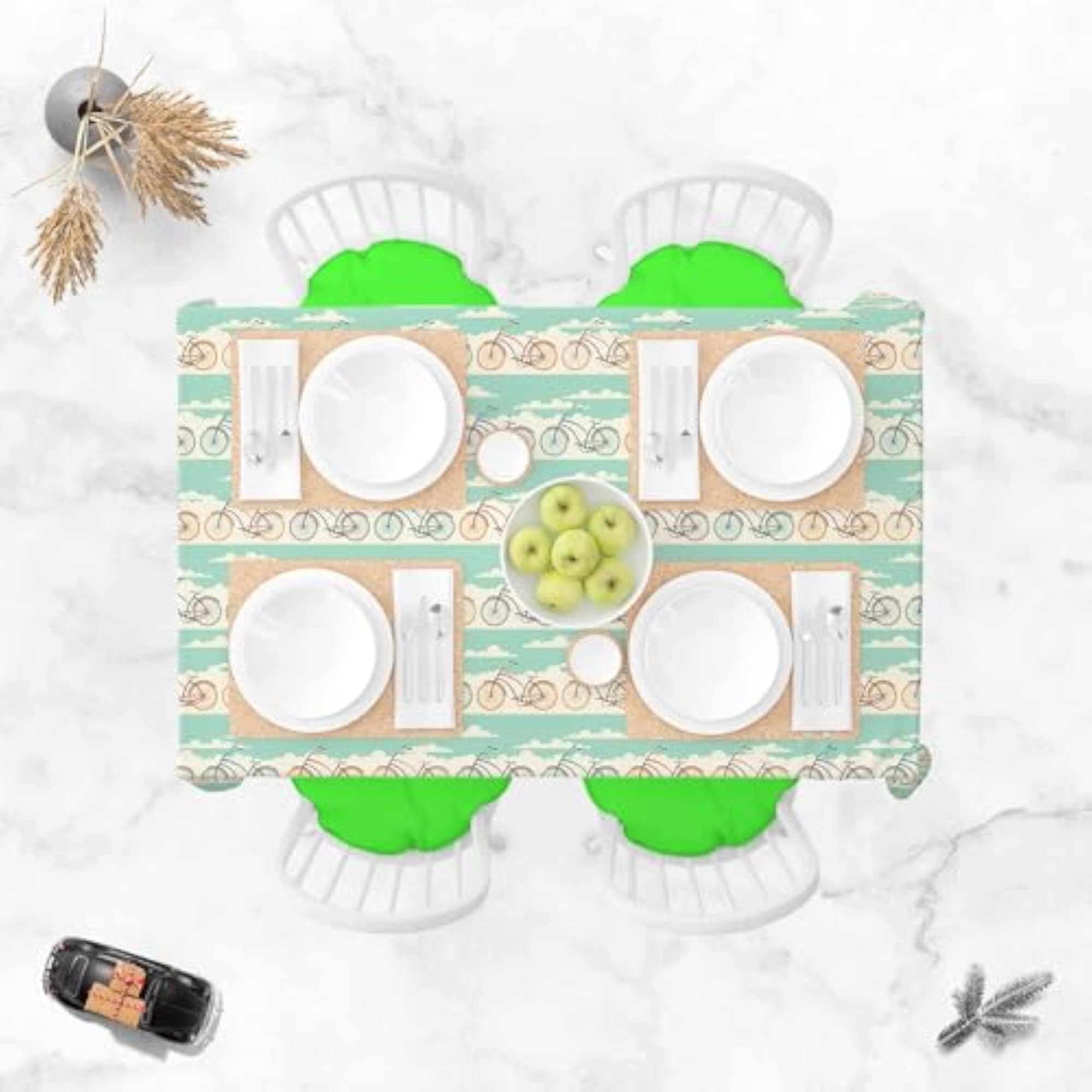 Retro Design Table Cloth Cover for Dining & Center Table