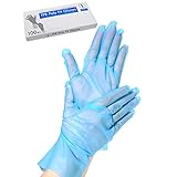 [明成] 使い捨て手袋 エラストマー TPE 1箱100枚 L 青 【食品衛生法適合】 ポリグローブ