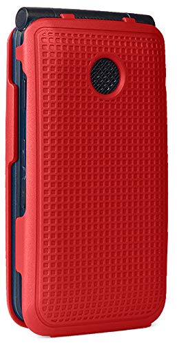 Case For Alcatel Go Flip V Nakedcellphone Red Protective Snap