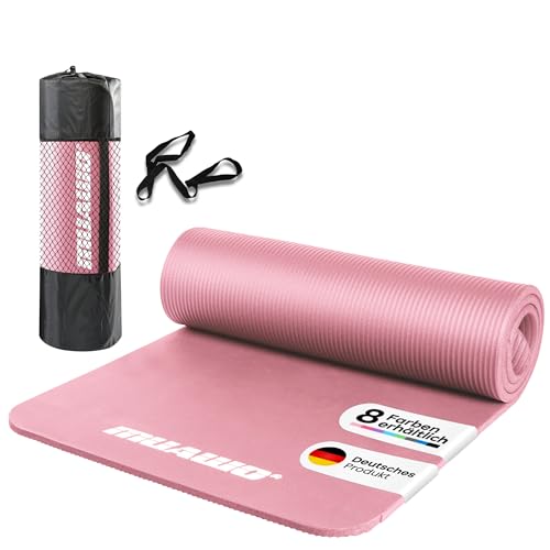 Muawo Premium Sportmatte und Fitnessmatte, perfekt als Yogamatte,...