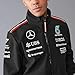 2024 F1 Team Softshell Jacket - Black by Mercedes AMG Petronas