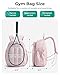 BAGSMART Tennis Gym Bag for Women, Tennis Backpack Holds 2 Rackets with Shoe Compartment, 15.6