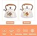 HGRVUTCFI Stovetop Whistling Kettle, Color Changing Flower, Thickened Five-Layer Composite Bottom, Suitable for All Hob/Stove Types, Including Induction -3L Kettle