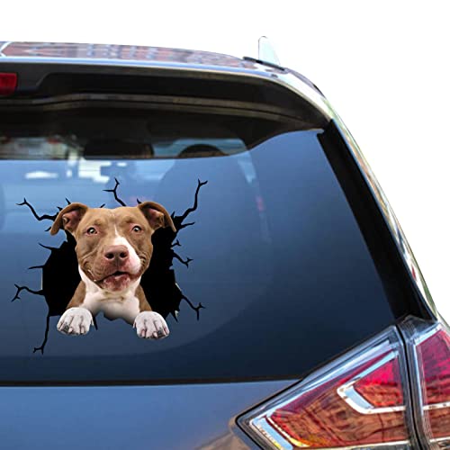 4_American Bully Stickers American Bully Car Decal Back Weatherproof Tractor Sticers for Women Love 3D Outdoor Stickers