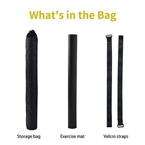 AROGAN Large Exercise Mat 6x4 Feet, 7mm Thick Premium Non Slip Workout Mats for Home Gym Flooring, Durable Cardio Mat for Jump, Plyo, Fitness, Stretch, Shoe Friendly