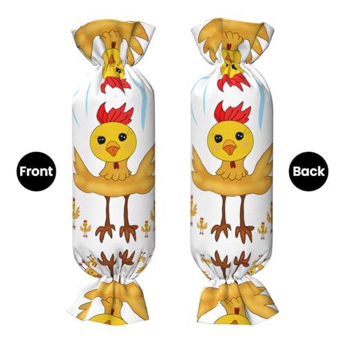 Oreiller cylindrique coq pour voyage et maison - 4