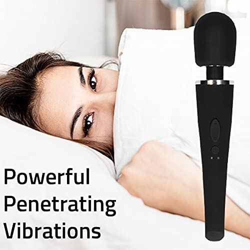 Alexis - Magicwand Akku - Magic Wand Vibratoren Stark - Wand Massagestab Sex - Kabelloser Massagestab Stark - 30 Cm