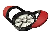 Apple Slicer, Wedger, Cutter and Corer with Easy Rubber Grip Handles and Stainless Steel Blades by Happy Gourmet Kitchenware