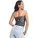 Vintage Birds Flower Butterfly Womens Tube Tops Soft Bra Tube Top Strapless Bra for Lady Sports