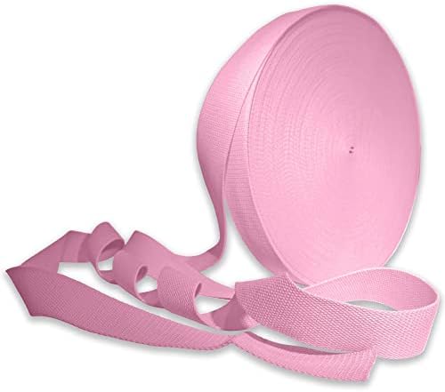 25mm Heavy Duty Webbing Belt Strap Upholstery Webbing Cotton Blend 1 Inch Webbing for Bag Straps Rucksack Backpacks Luggage Bag Strap Cargo Strapping Belts (Purple - 25mm - 1 Meter)