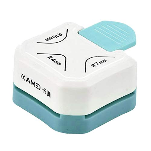 #N/a 3 em 1 Papel Soco Canto Rounder 4/7/10mm Canto Cortador Ferramenta para Cartão de Papel Fotográ