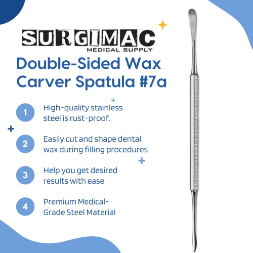 Surgimac Dental Wax Spatula DoubleSided Wax Carver Spatula