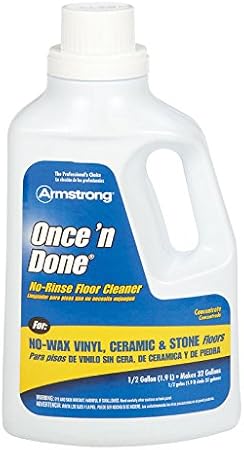 Armstrong 330806 Armstrong Once 'N Done Cleaner Concentrate, 1/2 Gallon (64OZ) - 2 Pack,Multicolor