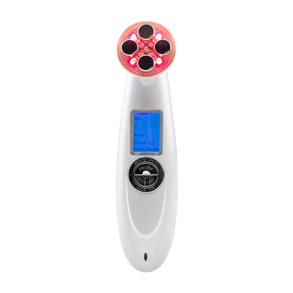 NORLANYA Facial Skin Care Time Master, Face Toning, Face Lift Device 5 Colors LED Photon Therapy Rechargeable