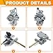 Carburetor + Petcock Fuel Valve for Su-zuki Ozark LTZ 250 Quadsport 250 Carb 2004-2009 LTF 250 2x4 2WD 2002-2009 Shutoff Switch, 13200-05G01