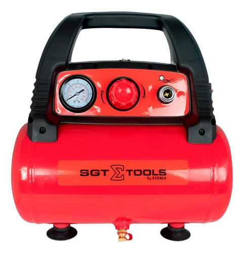 Compressor de Ar Isento de Óleo 6L 1,5HP 6PCM 220V 0708010102 | Sigma Tools