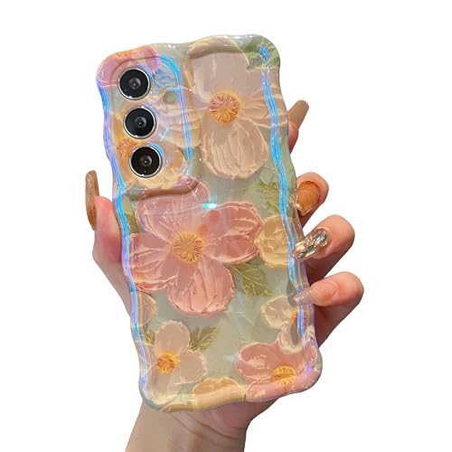 XIZYO Samsung Galaxy S25 Plus�p�P�[�X �J���t�� ���g�� ���G �� ���킢�� �ԕ� ���I �J�[���[ �E�F�[�u �t���[�� ���[�U�[ ���� ���� �▭ �X�^�C���b�V�� �J�o�[ �K�[���[ ���� - �O���[��