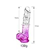 Realistische klare gummi penis natur Dildo transparent sex spielzeug für Frauen saugnapf groß,17cm didloschwanz männer kleiner dünner Dildo echt mit paare und analdilos herren Anfänger #4